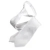 Equiline Men's New Quick Tie - Satin Tie With Quick System Closure -Equine Elegance EQline 181 T00772001 White