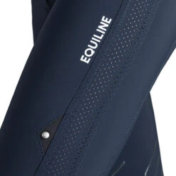 Equiline Women's Ciannek B-Move Light Knee Grip Breech -Equine Elegance EQline ES123 N09036 002 Blue Detail