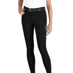 Equiline Women's Ciannek B-Move Light Knee Grip Breech -Equine Elegance EQline ES123 N09036 006 Black