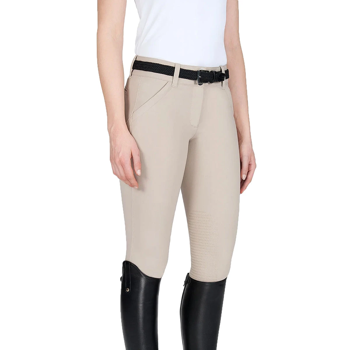 Equiline Women's X Shape Knee Grip Breech 3 Equiline Women's X Shape Knee Grip Breech