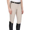Equiline Women's Ash Riding Breeches With X-Grip Knee Patch 1 Equiline Women's Ash Riding Breeches With X-Grip Knee Patch -Equine Elegance EQline N08698 Ash.XGripKP Beige