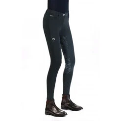 EGO 7 Women's Dressage FG Breech -Equine Elegance Ego7 Dressage.FG .Breeches Greey.Grey Side