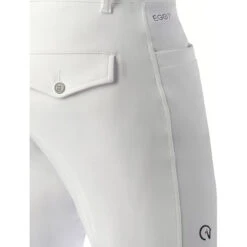 EGO 7 Men's Jumping EJ Knee Patch Breeches -Equine Elegance Ego7 EJ Jumping Breech white 53426.1586202826.1280.1280
