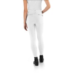 Ego 7 Women's Jumping CA Knee Patch Breech -Equine Elegance Ego7 Jumping.CA .Breeches White Back