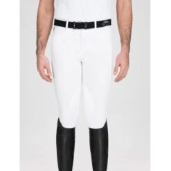 Equiline Men's Grafton Knee Patch Breech -Equine Elegance Equiline Grafton Mens White 01354.1585186912.1280.1280