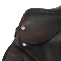 Equiline Scott Stewart 17" Used Close Contact Saddle -Equine Elegance Equiline Scott.Stewart 17in Wide Standard 2 T Foam Brwn 06