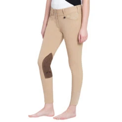 Equine Couture Ladies Coolmax Champion Knee Patch Breeches -Equine Elegance Equine.Couture Lds.Cmax .chmp .kp .brch tan 110339 4