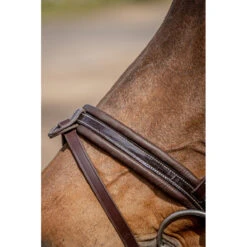 Penelope Smoothie Bridle -Equine Elegance FrenchEq 301604218 smoothiebridle.havana3