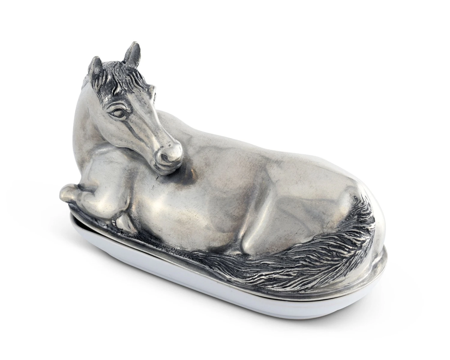 Arthur Court Horse Butter Dish 4 Arthur Court Horse Butter Dish - Image 2