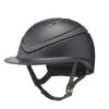 Charles Owen Halo Luxe Helmet With MIPS -Equine Elegance Halo Luxe Black Black Matte