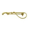 Exselle Small Whip Stock Pin -Equine Elegance Intrepid Stock.Pin .Exselle.Small .Whip Gold