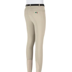 Equiline JhoanK Boy's Knee Patch Breeches -Equine Elegance JhoanKbeige2