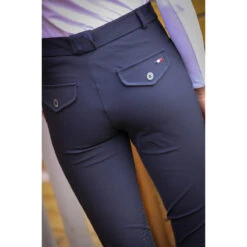 Jump'in Unisex Junior Sacha Breeches -Equine Elegance Jump.In Unisex.Junior.Sacha .Breeches Navy Back