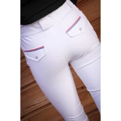 Jump'in Unisex Junior Sacha Breeches -Equine Elegance Jump.In Unisex.Junior.Sacha .Breeches White Back