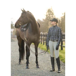 Kerrits Women's 3-Season Tailored Knee Patch Breech -Equine Elegance Kerrits 40681P Sand IRL2