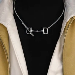 Loriece Dee Bit Crop Toggle Necklace -Equine Elegance Loriece Dee.Bit .Crop .Toggle Necklace 00copy