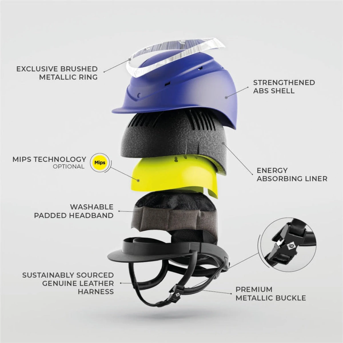 Charles Owen Halo Helmet With MIPS 7 Charles Owen Halo Helmet With MIPS - Image 5