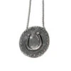 Michel McNabb Round Horseshoe Pendant -Equine Elegance McNabb CN8985