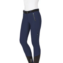 Equiline CantaK Women's B-Move Knee Patch Breeches -Equine Elegance N08975 Cantak 002 Front DEA