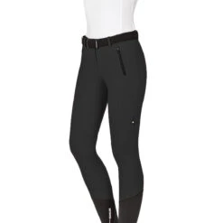 Equiline CantaK Women's B-Move Knee Patch Breeches -Equine Elegance N08975 Cantak 006 Front DEA