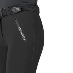 Equiline Women's ChoiceK B-Move Knee Grip Riding Breeches -Equine Elegance N09006 Equiline Choicek Knee.Grip .Breeches Black 02
