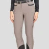 Equiline Women's NalteK B-Move 4 Season Knee Grip Breech -Equine Elegance N09014 Naltek 280 Front OK
