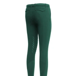 Equiline Women's CrendaK B-Move Knee Grip Breeches -Equine Elegance N09023 Crendak Equiline KP.B Move.Breeches Green.Pepper 02