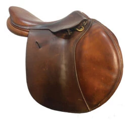 Butet 1/2 Deep Jump 17" Reg Tree Used Close Contact Saddle -Equine Elegance SCbutet