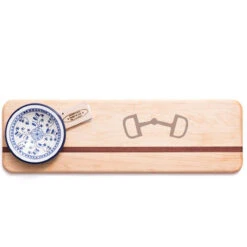 SVM French Dip Board With Ceramic Bowl