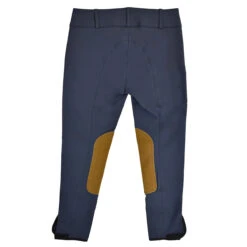 Tailored Sportsman Vintage Mid Rise Front Zip Breeches -Equine Elegance T.Sports 1963 French.Blue Tan 4
