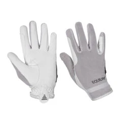 Equiline Summer Riding Glove -Equine Elegance T11235 EQline Summer.Glove White