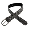 Tailored Sportsman Grey Leopard Belt 2 Tailored Sportsman Grey Leopard Belt -Equine Elegance TS GreyLep