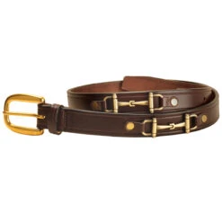 Tory Leather Bit Belt -Equine Elegance Tory 2198 HavanBitBelt
