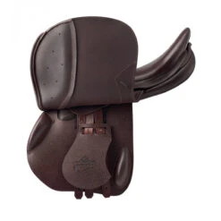 Prestige Versailles Saddle -Equine Elegance Versailles saddle tobacco underflap