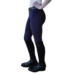 Vestrum Women's Lorient Knee Patch Breeches -Equine Elegance Ves Lorient Bblue1
