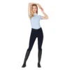 Vestrum Women's Ischia Knee Grip Breeches 1 Vestrum Women's Ischia Knee Grip Breeches -Equine Elegance Vestrum Ischia.Knee .Patch .Breeches Navy Front