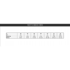 Vestrum Men's San Diego Knee Patch Breeches -Equine Elegance Vestrum Mens.Breeches Size.Guide 117b8085 39aa 4258 abdd e147e4317a4d