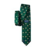 Wild Attire Inc. Stone Cold Fox Green Silk Tie -Equine Elegance WIild.Attire.Inc green silk stone cold fox AL301553 02