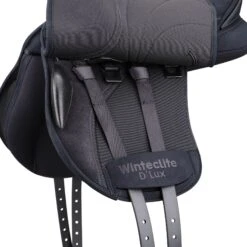 WintecLite Pony All Purpose D'Lux Saddle With HART -Equine Elegance WL PonyAllPurpose Dlux girthingSystem Blk