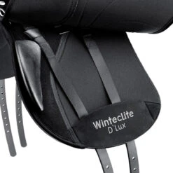 WintecLite Wide All Purpose D'Lux Saddle With HART -Equine Elegance WL WideDlux GirthingSystem LP Blk