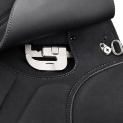 Wintec Isabell Dressage Saddle With HART 9 Wintec Isabell Dressage Saddle With HART -Equine Elegance W Isabell AdjustableStirrupBar Blk