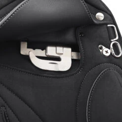 Wintec Pro Endurance Saddle With HART -Equine Elegance W ProEndurance AdjustableStirrupBar Blk