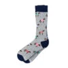 Wild Attire Inc. Horsin' Around Carded Cotton Socks -Equine Elegance Wild.Attire.Inc gray carded cotton horsin around AS180701 01