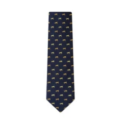 Wild Attire Inc. Hold Your Horses Navy Blue Silk Tie 7 Wild Attire Inc. Hold Your Horses Navy Blue Silk Tie -Equine Elegance Wild.Attire.Inc navy blue silk hold your horses AL301488 1
