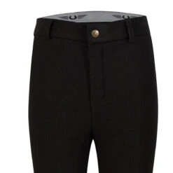 TuffRider Children's Ribb Knee Patch Breeches -Equine Elegance black4 71230.1588684594.1280.1280