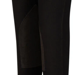 TuffRider Children's Ribb Knee Patch Breeches -Equine Elegance black5 86309.1588684594.1280.1280