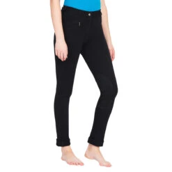 TuffRider Ladies Cotton Jodhpurs -Equine Elegance black 11796.1588622483.1280.1280