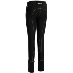 Equine Couture Children's Sportif Natasha Knee Patch Breeches -Equine Elegance black back 15192.1588624776.1280.1280