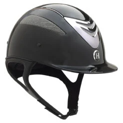 One K Defender Helmet -Equine Elegance black glossy 70814.1590169349.1280.1280