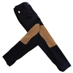Tailored Sportsman Vintage Mid Rise Front Zip Breeches -Equine Elegance blacktan 82694e04 24c4 48e5 8b6b 92abce0fbbfc